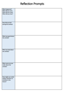 promptscover Reflection prompts